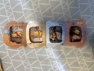 迪士尼 小熊維尼 四格樹屋場景擺設