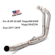 Kawasaki Ninja 400 Z 400 Z250 NINJA250 2018-2020 NINJA 250 Z250 Stainless Steel Full Exhaust System