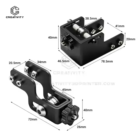 3D Printer Synchronous 2020 X Axis 2040 Y Axis Belt Stretch Straighten Tensioner For Ender 3/V2/5/CR