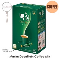 [100 Pcs] Maxim Decaffein Coffee Mix Korea/ Kopi Sachet/ Kopi Premium