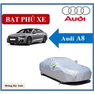 High Quality Aluminum-Coated Audi A8 Tarpaulin - Sun Protection, 3-Layer Rain Protection