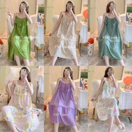 HUNTING LINEN DRESS Delivered Always WEAR AT HOME DRESS FOR HOME WEAR VN77