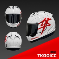 Suitable for arai Rx7x Motorcycle Helmet Decoration Sticker Hayabusa Font Waterproof Sticker