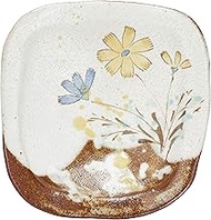 Ranchant 3-foot Plate, Multi, 4.1 x 4.9 x 1.2 inches (10.4 x 10 x 3 cm), Akigusa Arita Ware, Made in