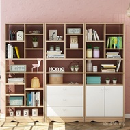 Modern Simple Bookcase Student Shelf Bedroom Bookshelf Free Desk Combination Small Bookcase Simple C