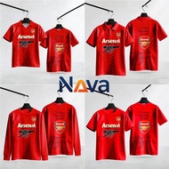 【BEST SELLER】Arsenal FC Red Football T-Shirt & Polo Shirt Collection For Men & Women | Round Neck, C
