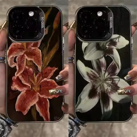 Lily Flower Hard Case For Huawei Honor 400 200 Magic 7 Lite 90 5G 5 Pro 70 50 X9D X7D X6C X6B X9B X7