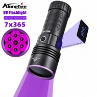 Alonefire SV117 140W High Power 7x4-Core 365nm UV LED Flashlight Blacklight Cat Dog Urine Stain Tine