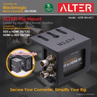 ALTER RM-MC1 Rig Mount for Micro Converter SDI to HDMI/3G/12G
