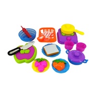 Mainan Masak Masak Budak Perempuan Pretend Play Toys Kitchen Cooking Set mainan masak budak Perempua