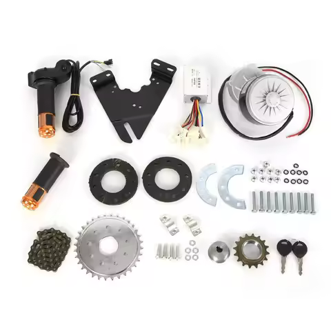 Electric Bicycle Conversion Kit 250W 24V with Brush Motor and Freewheel Powerful Ebike Hub Motor Kit