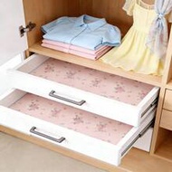 1 Roll Non-Adhesive Floral Pattern Drawer And Shelf Liner - Easy To Clean Washable Cabinet Drawer Li