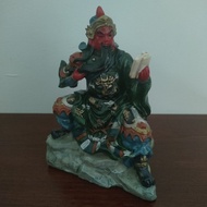 Home Guan Yu God Statue Guan Erye Town House Lucky Guan Gong Statue Home Desktop Decoration