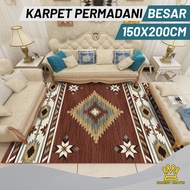 Bright Crown Lokal Karpet Lantai Permadani Berkualitas Eropa Design Modern UK 150X200cm Polyester