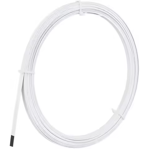 8.7 Yard White Spring Steel Boning 0.23 Inch Corset Boning Stays for Sewing Plastic Covered Steel Bo