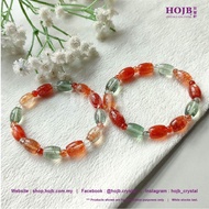 HOJB Natural High Grade Arusha Sunstone 6A "LuLuTong" Bracelet 8.5-9mm 聚寶軒天然优质阿魯沙太阳石6A"路路通"手串8.5-9mm