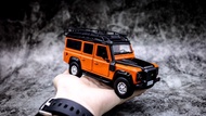 MÔ HÌNH XE LAND ROVER DEFENDER ORANGE 1:32 JACKIEKIM 6587