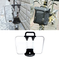 Moon ROCKET Bike Front Bag Hold Bracket Backpack Porteur Rack Frame for Brompton