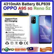 ORI 4310mAh Battery BLP839 Fit For OPPO A95 5G /  OPPO Reno 5z / OPPO Reno5 z with Opening Tools