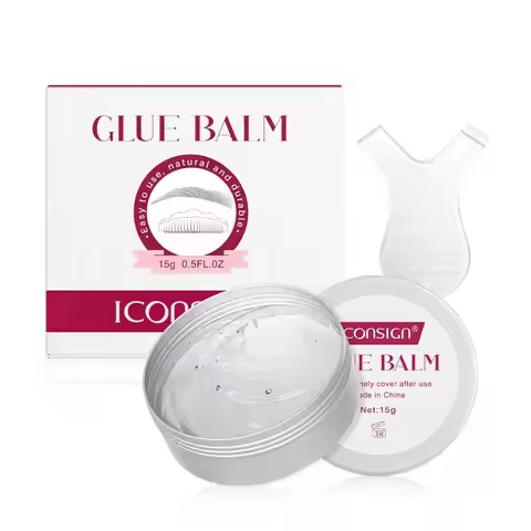 ICONSIGN Lash Lift Glue Balm 15g Eyelash Lifting Adhesive Gel Strong Viscosity Quick Drying Lash Lif