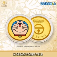 【DANTY】Doraemon Gold Coin (0.2gram) 999/24K Pure Gold—New product limited time discount
