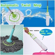 ☆Automatic Twist Mop☆Telescopic squeeze mop water~！Household creative products ~!Easy to do housework ~!