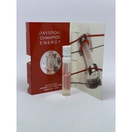 Vial Perfume Davidoff Champion Energy EDT Vial Perfume 1.2ml <Ready Stock>