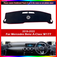 For Mercedes Benz A-Class W177 2019 2020 2021 2022 Anti-Slip Mat Dashboard Cover Pad Sunshade Dashma