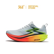 361Degrees Flame 4 Mix Men Running Shoes Professional One-Piece Carbon Plate Breathable Heat-dissipa