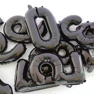 [24h Fast Delivery] 53.3cm US Version Black Letter Numbers 0-9 A-Z Optional Aluminum Film Balloon Bi