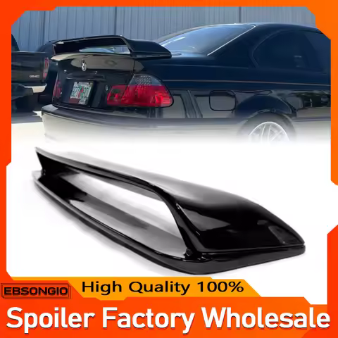 LTW GT Style Low Kick Rear trunk Spoiler wing for BMW 3 Series E46 Coupe/ Cabrio + M3