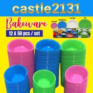 12pcs Puto Molder Cups Baking Set High Quality Plastic Molds Small Medium Large XL Cupcake Tools Cup