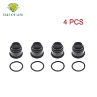 4PCS Fuel Injector Nozzle Holder Spacer + O-Rings Fit for Toyota 4Runner (N180) Tacoma T‐100 1994-20
