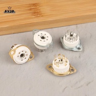 FYJP 2 PCS 7pin B7G Ceramic Vacuum Tube Soet Valve Base For 6Z4/EAA91/EC92, Etc. Vintage Audio Ampli