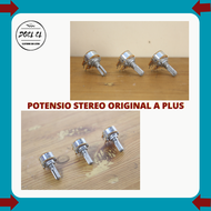 POTENSIO STEREO 100K ORIGINAL A-PLUS | POTENSIOMETER A PLUS