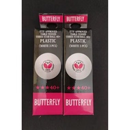 Butterfly ITTF-approved 3-star Ping Pong/ Table Tennis Ball (3pcs)