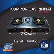 Kompor Gas Rinnai 2 Tungku Ri 522 C Ri 522C