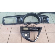 black marble NFL aircond control panel n dashboarf meter trim toyota wish zne10 ane11 03yr to 08yr