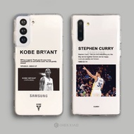 NBA basketball Kobe/Howard Phone case for Samsung Galaxy s4 s23 s22 s21 s20 s10 plus s20 ultra Note 20 ultra note10 Pro note 8 9 Clear Soft TPU Shockproof Back Cover Casing