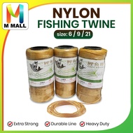 [BROWN] 210D NYLON FISHING TWINE / Tali Nilon Benang memancing / Benang Ikat Batu (6 /9 /21) - 1 ROL
