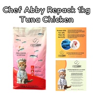 Chef Abby Cat Food TunaChicken &  TurkeyChicken (Repack 1kg)