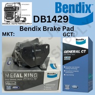 Bendix DB1429! Toyota Vios/Altis/Corolla Rear brake pad Metal King Titanium &amp; General CT