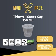 THINWALL CUP 150ML - SAUCE CUP 150 ML - PUDDING CUP - CONTENTS 25 WHOLESALE SETS