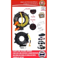 84306-60090 CLOCK SPRING AIR BAG SENSOR FOR USE ON:TOYOTA LANDCRUISER HDJ100,UZJ100,FZJ100,HZJ105,CO