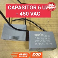 6 UF 450 VAC BOX CAPACITOR 6UF 450VAC FAN CAPACITOR