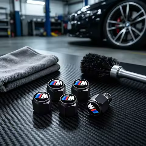 5Pcs Aluminum Wheel Tire Valve Dust Caps for BMW M E34 E36 E60 E90 E46 F10 F20 F30 X5 X6 X1 M2 M3 M5