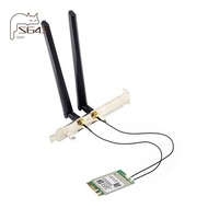 RTL8922AE WiFi7 Card+8DB Antenna 2.4G/5G/6G Tri-Band 6338Mbps Wireless Network Card Bluetooth 5.4 fo