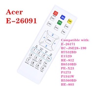 For Acer projector remote control E-26091 E-26171 RC-JSE28-190 h7532bd e152d he-812 h6510bd PE-X23 p