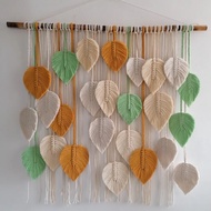 macrame tirai daun jumbo