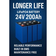 battery Lifepo4 24v 200Ah